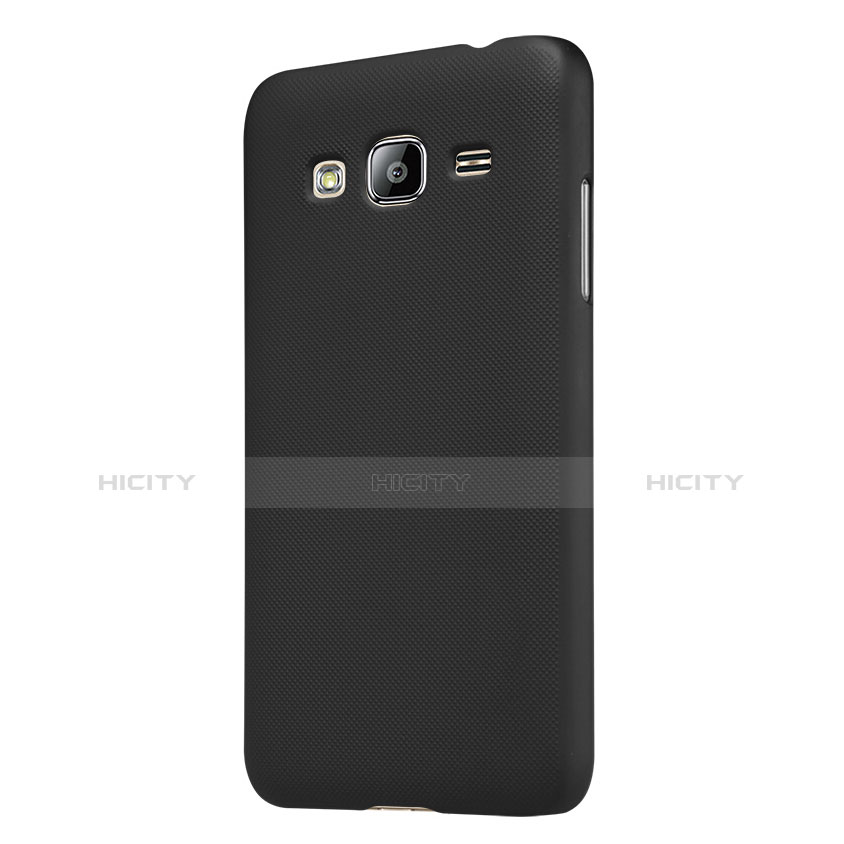 Cover Plastica Rigida Opaca M02 per Samsung Galaxy J3 (2016) J320F J3109 Nero