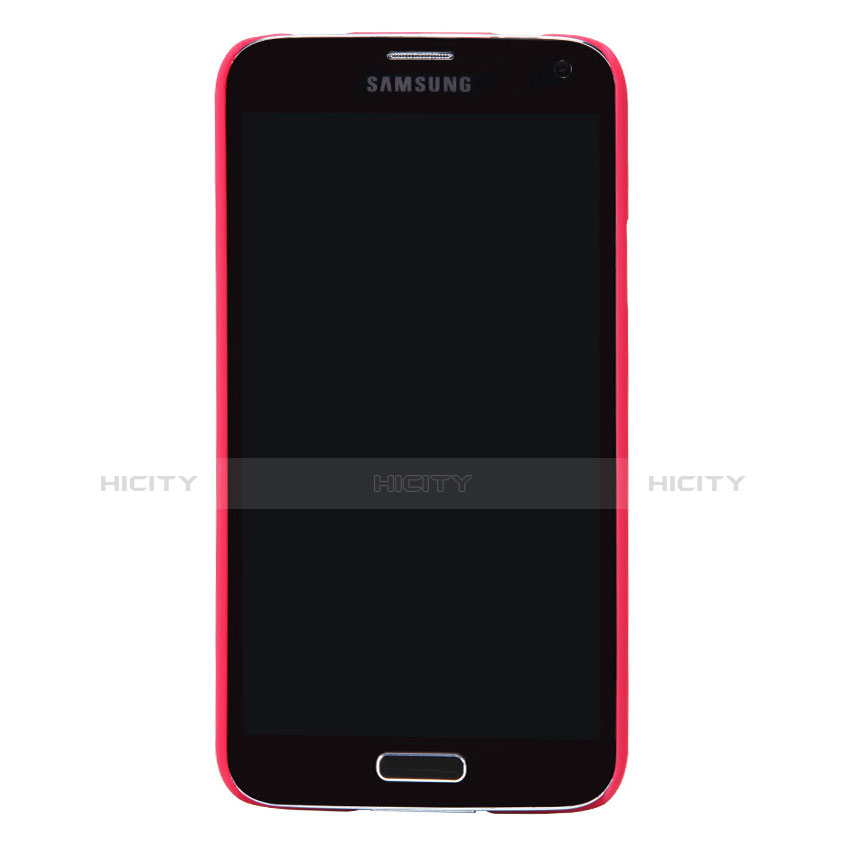 Cover Plastica Rigida Opaca M02 per Samsung Galaxy S5 G900F G903F Rosso