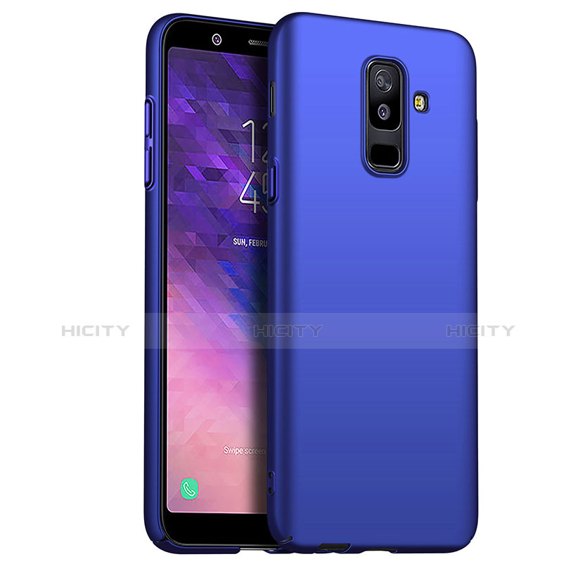 Cover Plastica Rigida Opaca M03 per Samsung Galaxy A6 Plus Blu