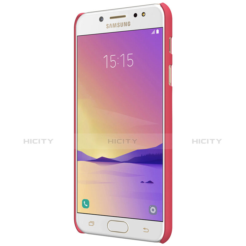 Cover Plastica Rigida Opaca M04 per Samsung Galaxy C8 C710F Rosso