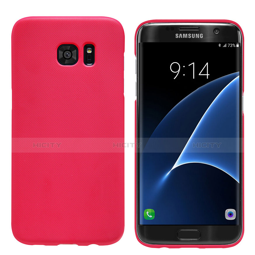 Cover Plastica Rigida Opaca M10 per Samsung Galaxy S7 Edge G935F Rosso