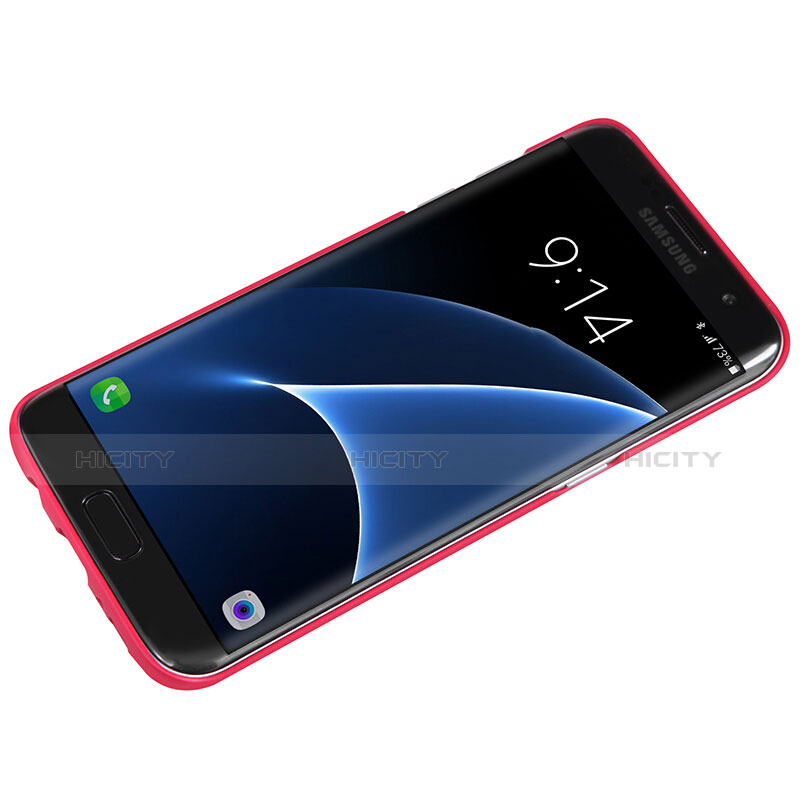 Cover Plastica Rigida Opaca M10 per Samsung Galaxy S7 Edge G935F Rosso