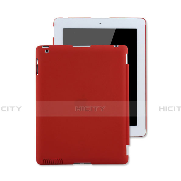 Cover Plastica Rigida Opaca per Apple iPad 3 Rosso