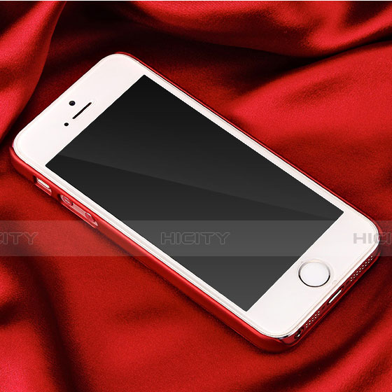 Cover Plastica Rigida Opaca per Apple iPhone 5 Rosso