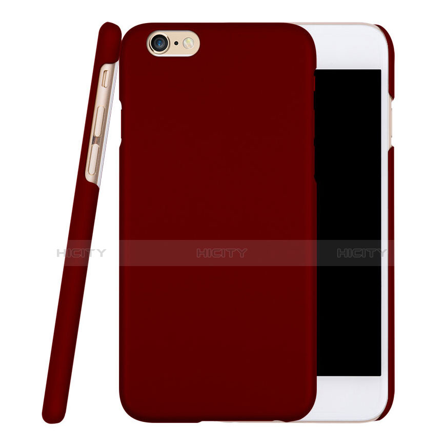 Cover Plastica Rigida Opaca per Apple iPhone 6S Plus Rosso Rosa