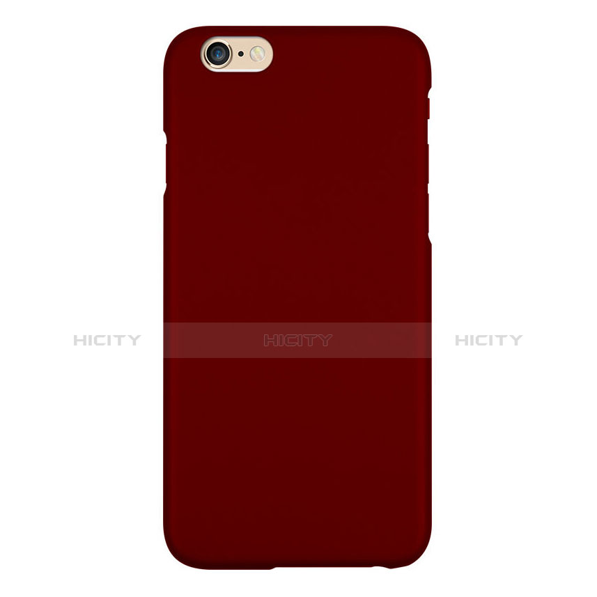 Cover Plastica Rigida Opaca per Apple iPhone 6S Plus Rosso Rosa