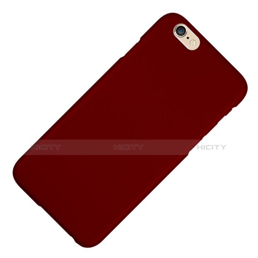 Cover Plastica Rigida Opaca per Apple iPhone 6S Plus Rosso Rosa