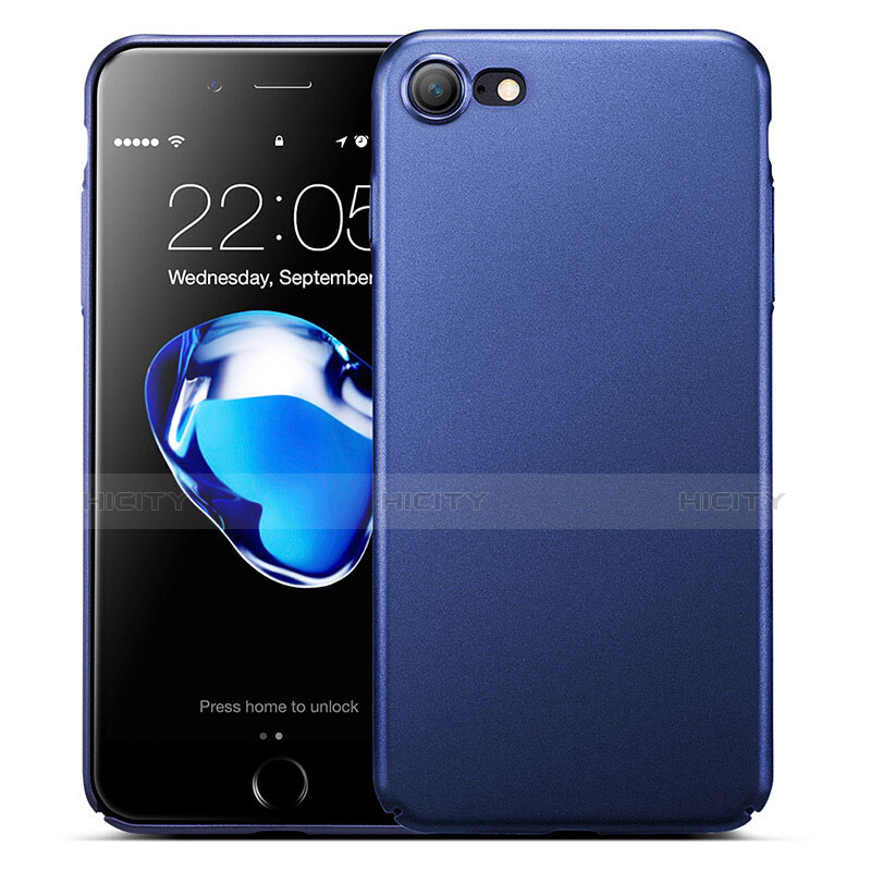 Cover Plastica Rigida Opaca per Apple iPhone 8 Blu