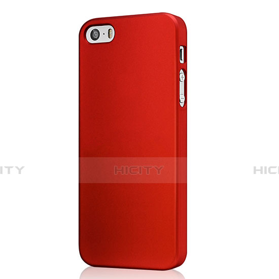 Cover Plastica Rigida Opaca per Apple iPhone SE Rosso