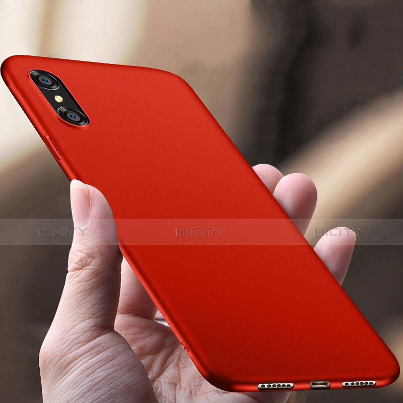 Cover Plastica Rigida Opaca per Apple iPhone X Rosso