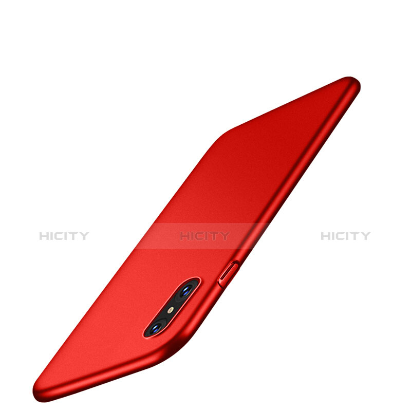 Cover Plastica Rigida Opaca per Apple iPhone Xs Rosso
