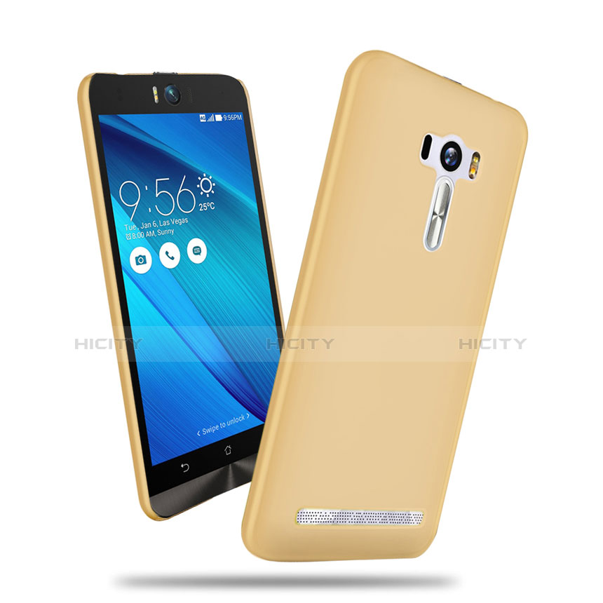 Cover Plastica Rigida Opaca per Asus Zenfone Selfie ZD551KL Oro
