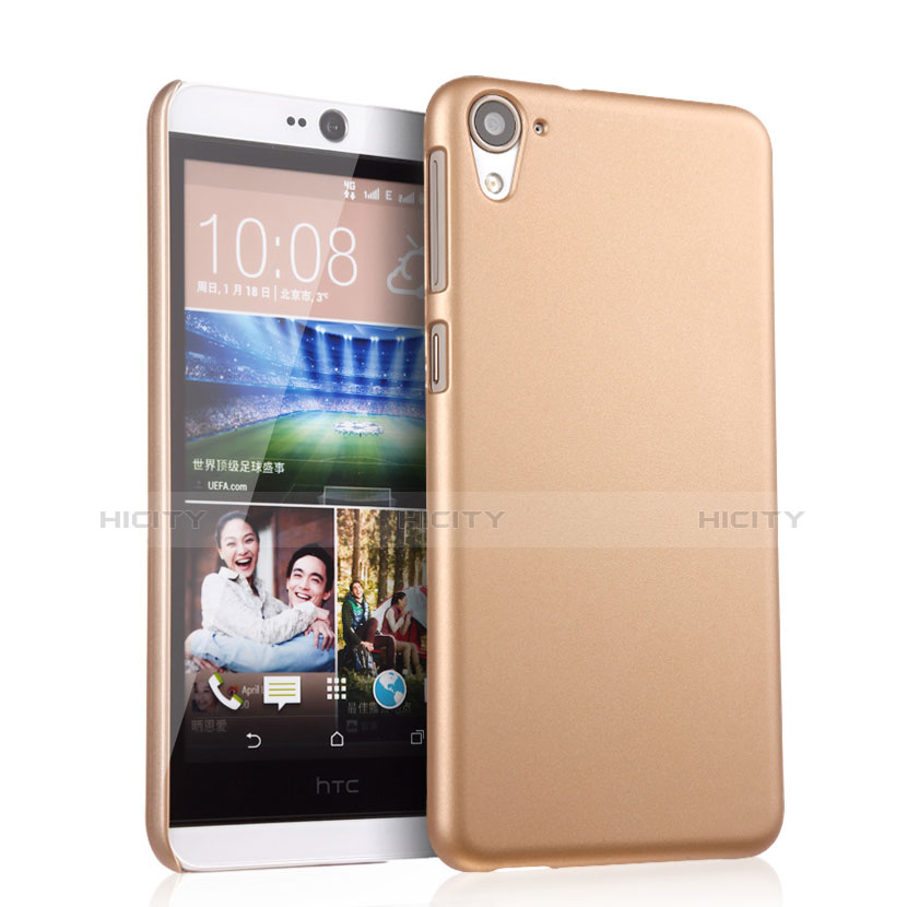 Cover Plastica Rigida Opaca per HTC Desire 826 826T 826W Oro