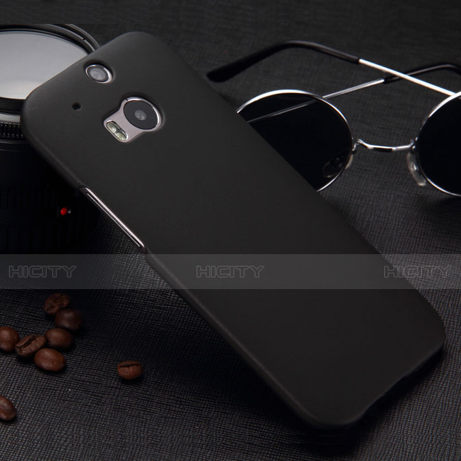 Cover Plastica Rigida Opaca per HTC One M8 Nero