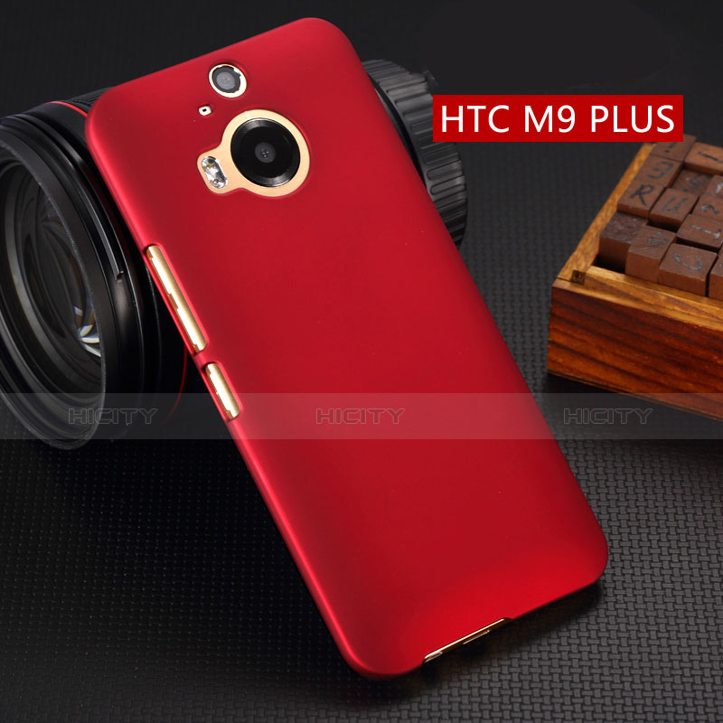 Cover Plastica Rigida Opaca per HTC One M9 Plus Rosso