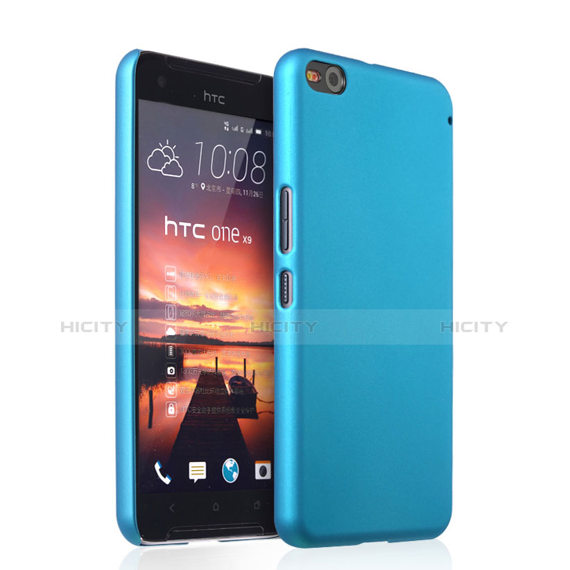 Cover Plastica Rigida Opaca per HTC One X9 Cielo Blu