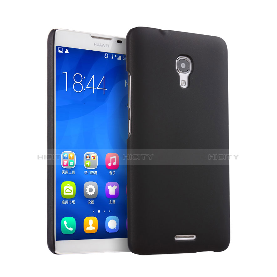 Cover Plastica Rigida Opaca per Huawei Ascend Mate 2 Nero