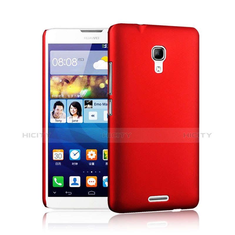 Cover Plastica Rigida Opaca per Huawei Ascend Mate 2 Rosso