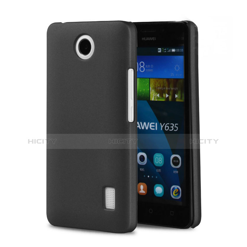 Cover Plastica Rigida Opaca per Huawei Ascend Y635 Nero