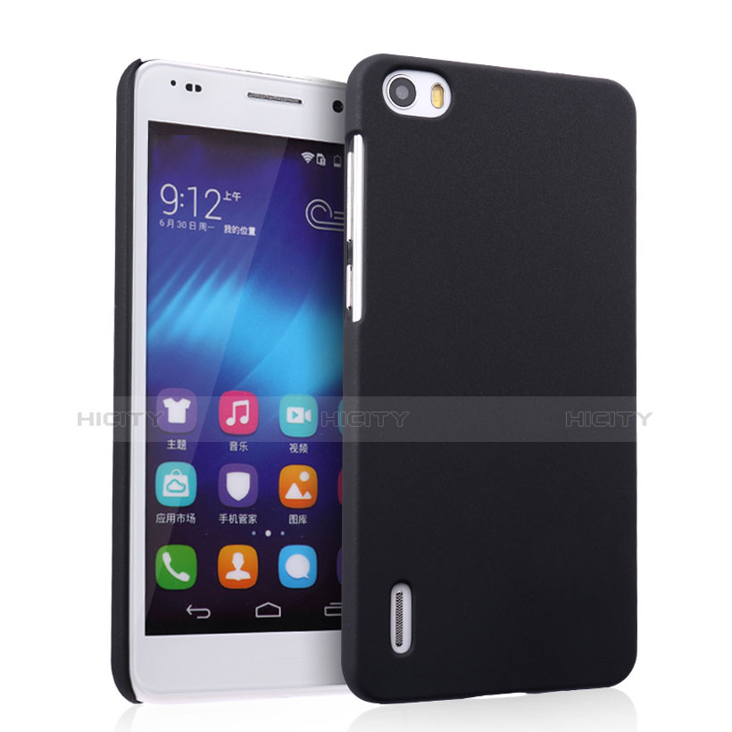 Cover Plastica Rigida Opaca per Huawei Honor 6 Nero