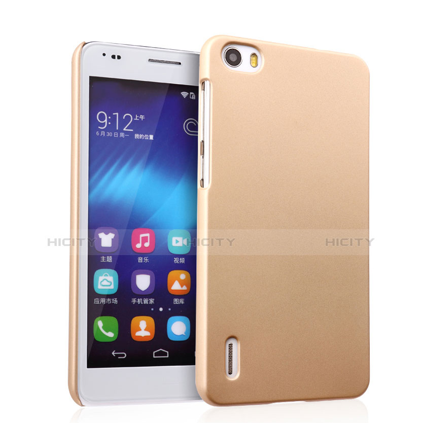 Cover Plastica Rigida Opaca per Huawei Honor 6 Oro