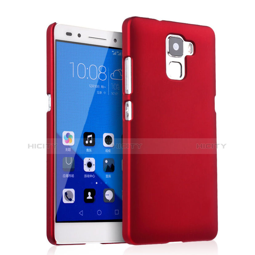 Cover Plastica Rigida Opaca per Huawei Honor 7 Rosso