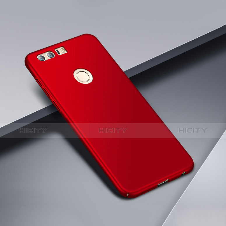 Cover Plastica Rigida Opaca per Huawei Honor 8 Rosso