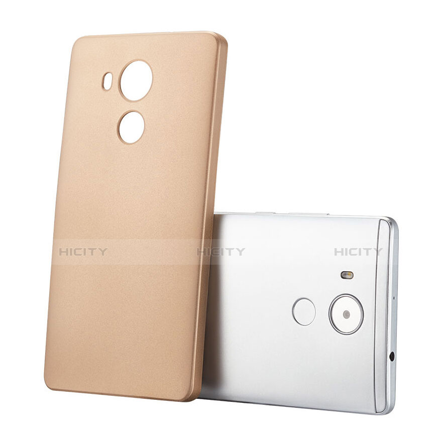 Cover Plastica Rigida Opaca per Huawei Mate 8 Oro