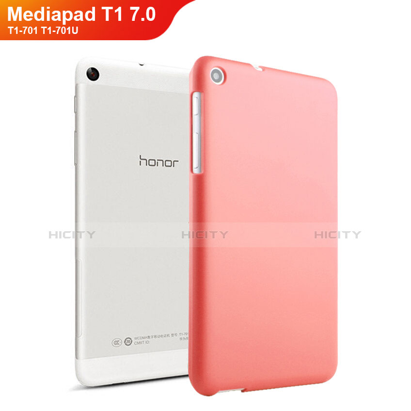 Cover Plastica Rigida Opaca per Huawei Mediapad T2 7.0 BGO-DL09 BGO-L03 Rosso
