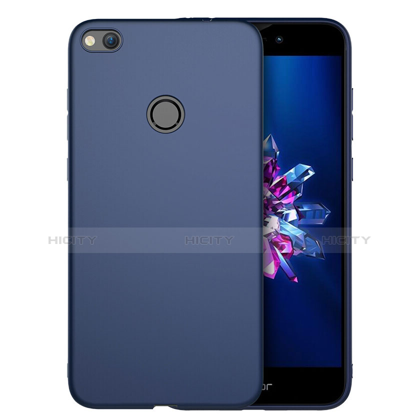Cover Plastica Rigida Opaca per Huawei P8 Lite (2017) Blu