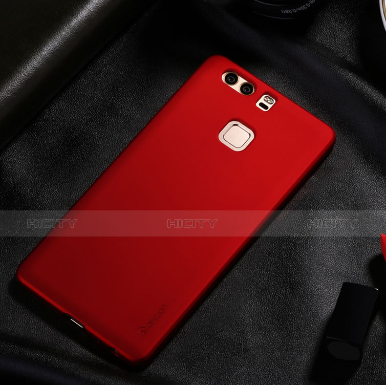 Cover Plastica Rigida Opaca per Huawei P9 Plus Rosso