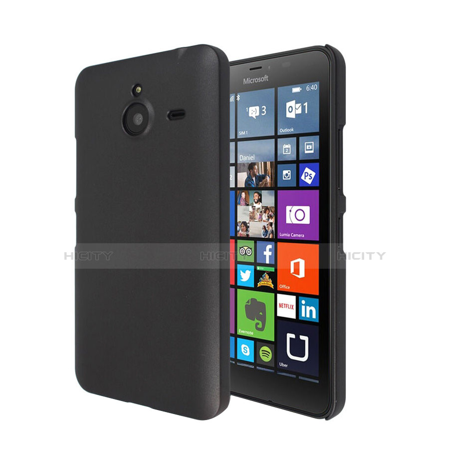 Cover Plastica Rigida Opaca per Microsoft Lumia 640 XL Lte Nero