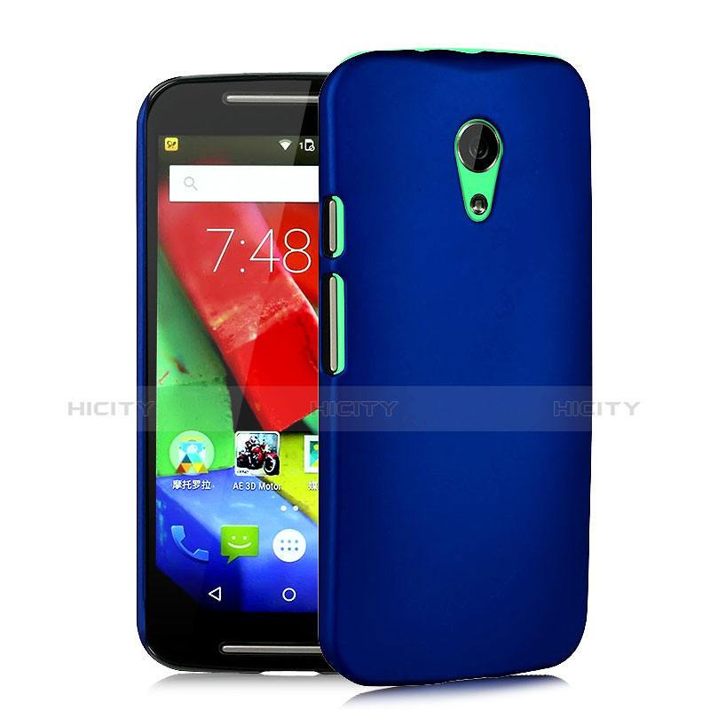 Cover Plastica Rigida Opaca per Motorola Moto G (2nd Gen) Blu