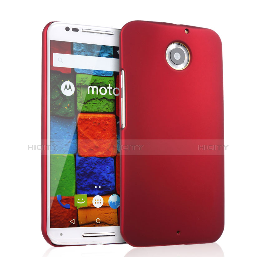 Cover Plastica Rigida Opaca per Motorola Moto X (2nd Gen) Rosso