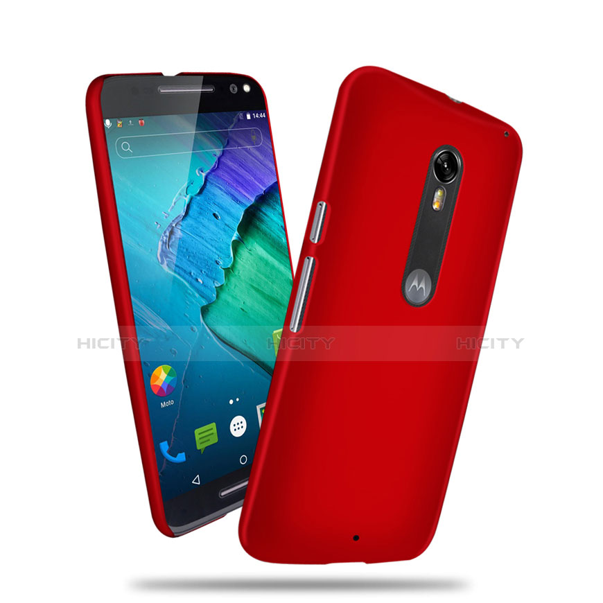Cover Plastica Rigida Opaca per Motorola Moto X Style Rosso