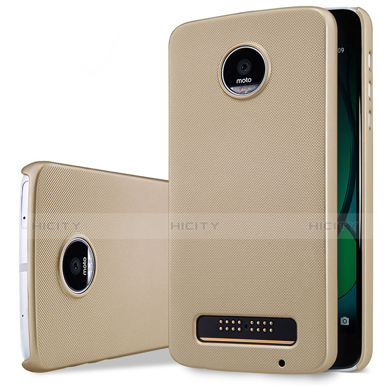 Cover Plastica Rigida Opaca per Motorola Moto Z Play Oro