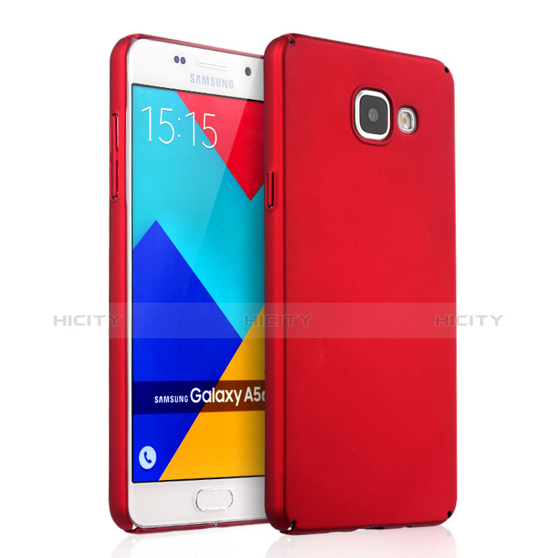 Cover Plastica Rigida Opaca per Samsung Galaxy A5 (2016) SM-A510F Rosso