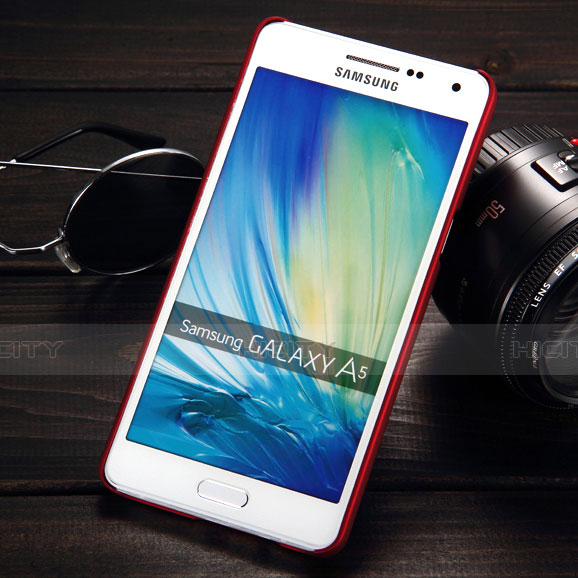 Cover Plastica Rigida Opaca per Samsung Galaxy A5 SM-500F Rosso