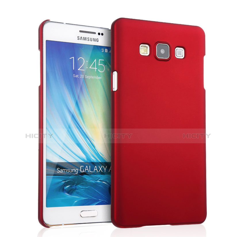Cover Plastica Rigida Opaca per Samsung Galaxy A7 SM-A700 Rosso