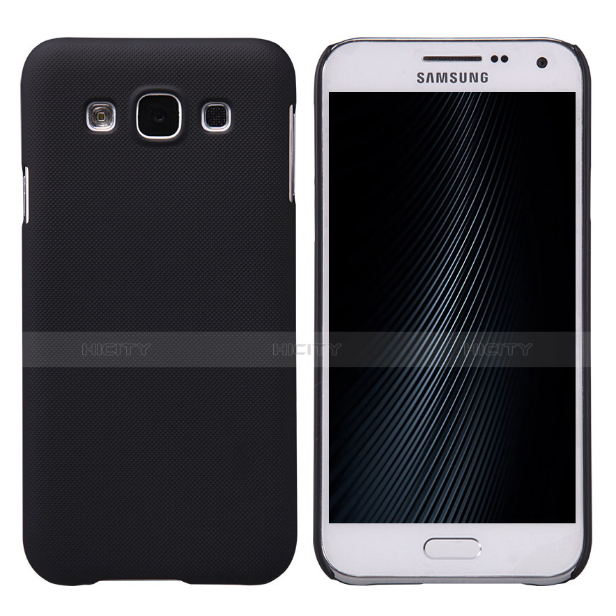 Cover Plastica Rigida Opaca per Samsung Galaxy E5 SM-E500F E500H Nero