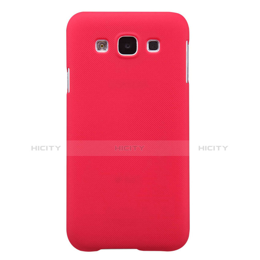 Cover Plastica Rigida Opaca per Samsung Galaxy E7 SM-E700 E7000 Rosso