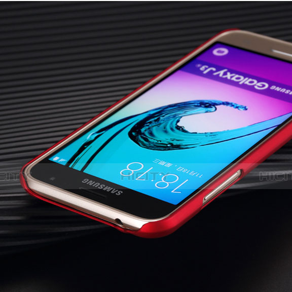 Cover Plastica Rigida Opaca per Samsung Galaxy J3 (2016) J320F J3109 Rosso