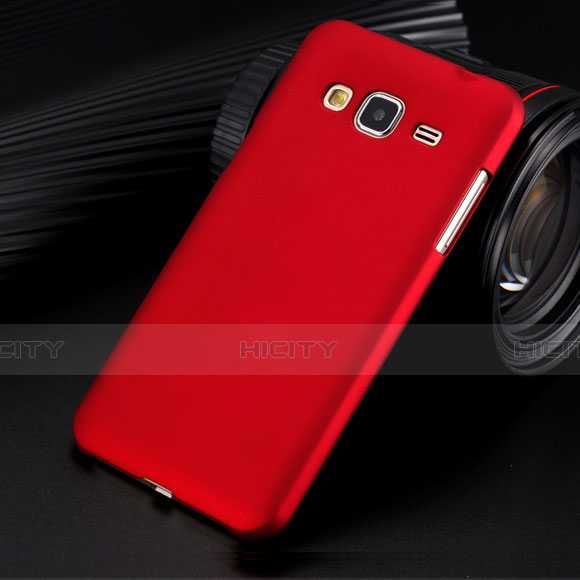 Cover Plastica Rigida Opaca per Samsung Galaxy J3 (2016) J320F J3109 Rosso