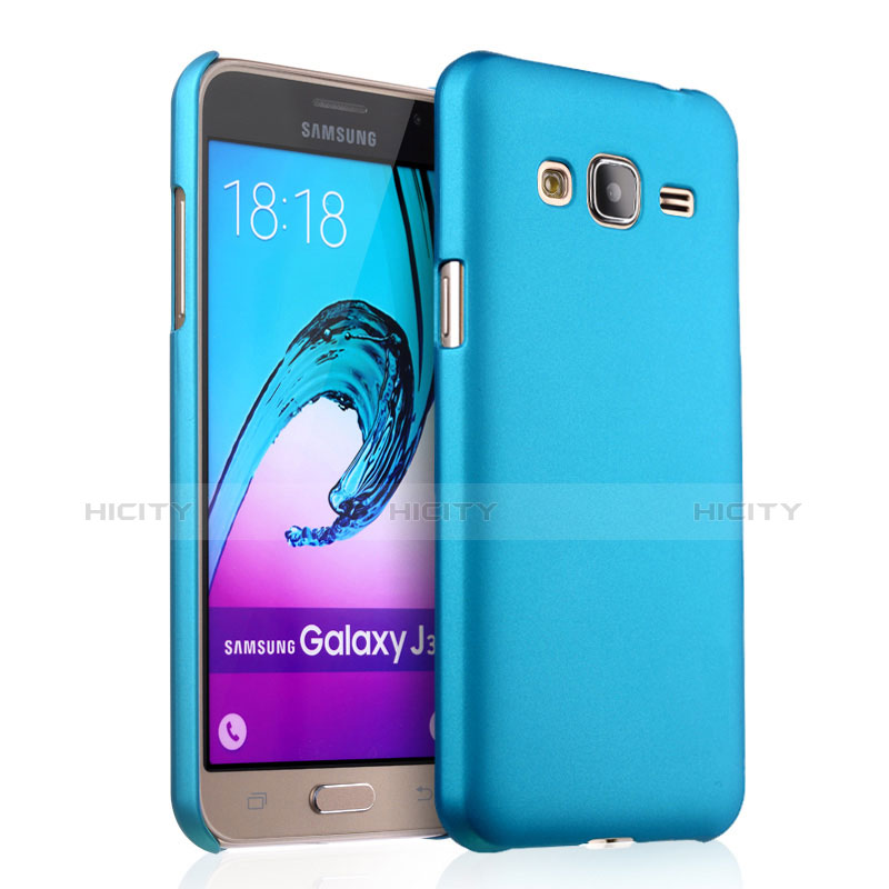 Cover Plastica Rigida Opaca per Samsung Galaxy J3 Cielo Blu