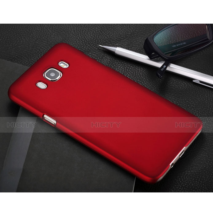 Cover Plastica Rigida Opaca per Samsung Galaxy J7 (2016) J710F J710FN Rosso