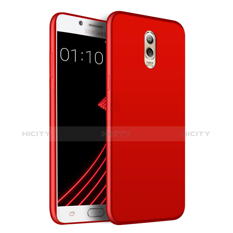 Cover Plastica Rigida Opaca per Samsung Galaxy J7 Plus Rosso