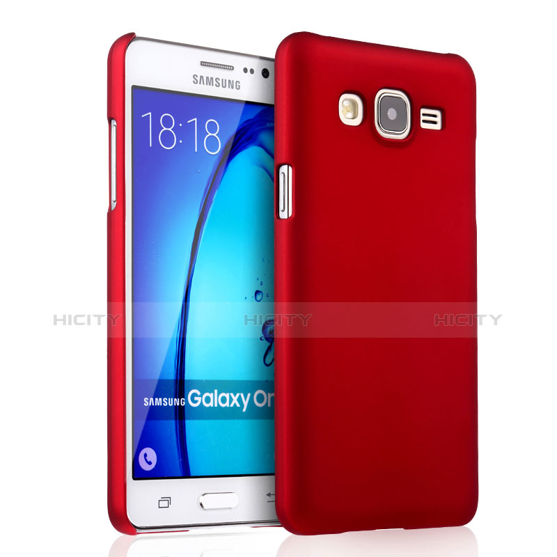 Cover Plastica Rigida Opaca per Samsung Galaxy On5 G550FY Rosso