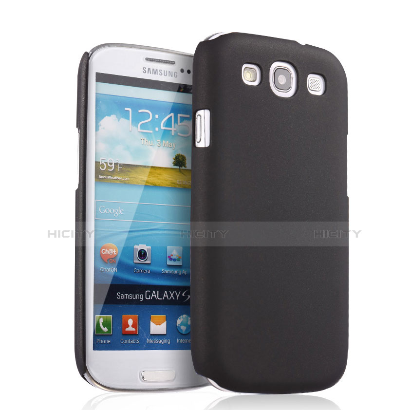 Cover Plastica Rigida Opaca per Samsung Galaxy S3 III LTE 4G Nero