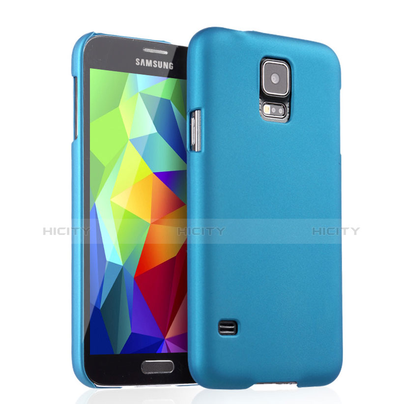 Cover Plastica Rigida Opaca per Samsung Galaxy S5 Duos Plus Cielo Blu