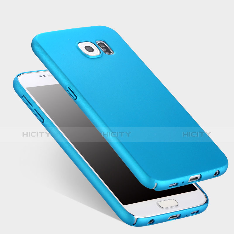 Cover Plastica Rigida Opaca per Samsung Galaxy S6 Duos SM-G920F G9200 Cielo Blu